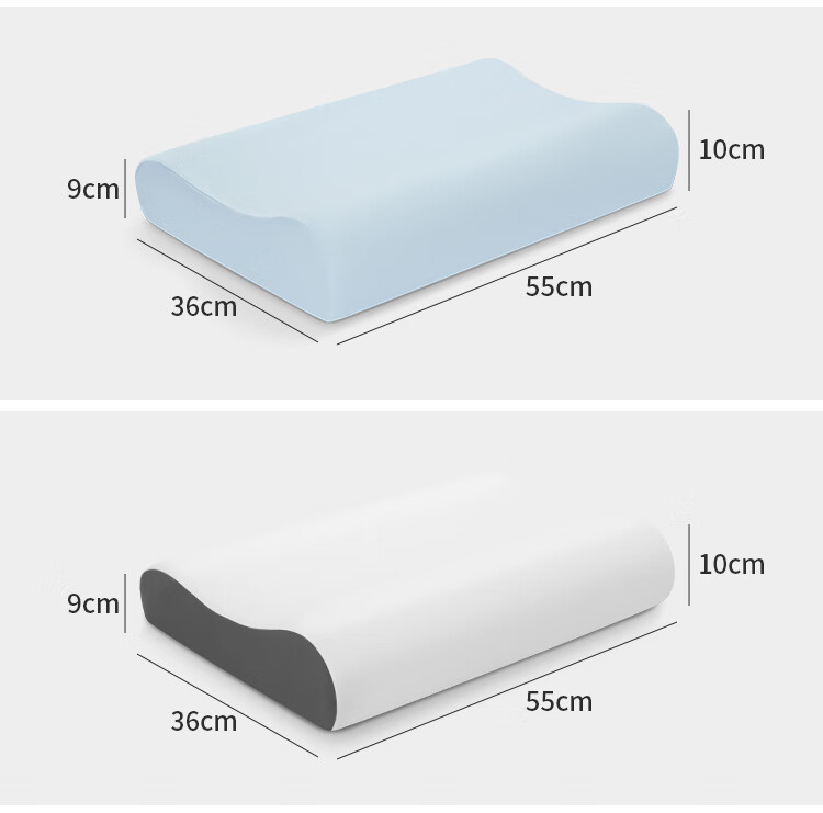 Aeromax Memory Foam Pillow for Cervical Spine Support, Deep Sleep Cloud-Like Comfort, High And Low Dual-Use Adult Sleeping Pillow 11