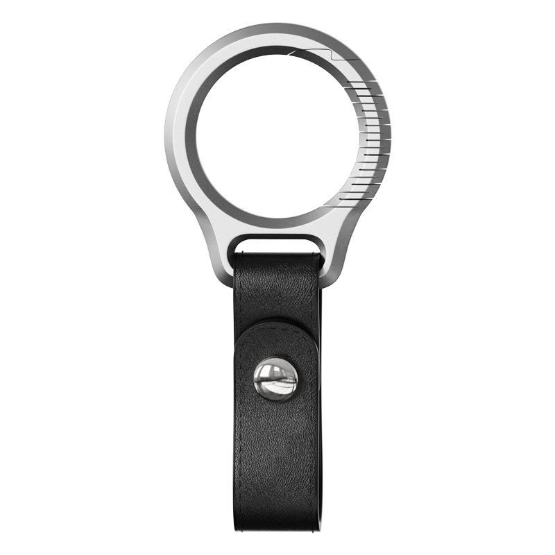 Laiben Titanium Alloy Car Keychain, Men's High-End Pendant Key Ring, Personalized Creative Simple Waist-Hanging Lock Keychai