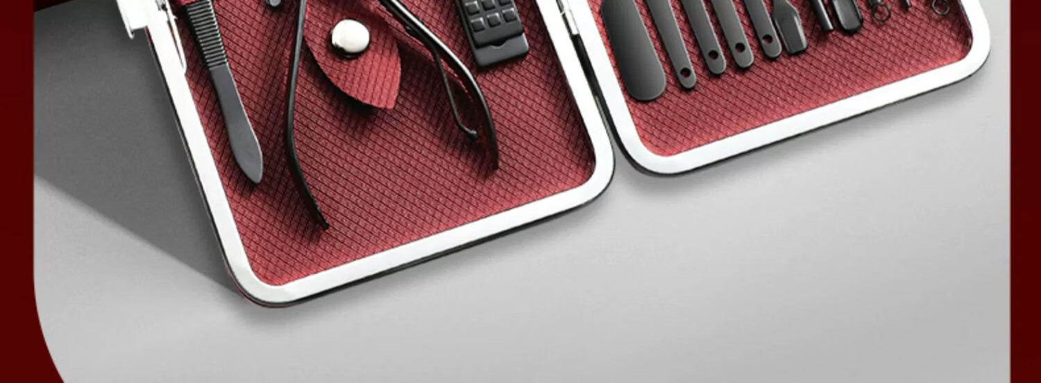 Xiaotianlai Stainless Steel Nail Clipper Set Complete Pedicure Tool Kit Nail Clippers and Cutters 2