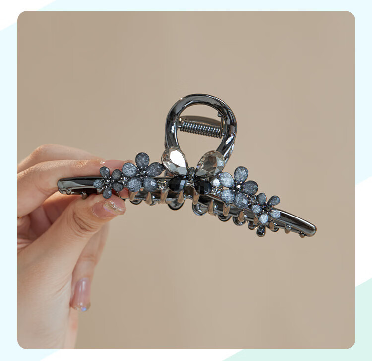 CHIMERA Luxury Hair Claw Clip, High-End Hair Accessory for Women, Elegant Rhinestone Hairpiece for Back of Head, Birthday Gift for Wome 18