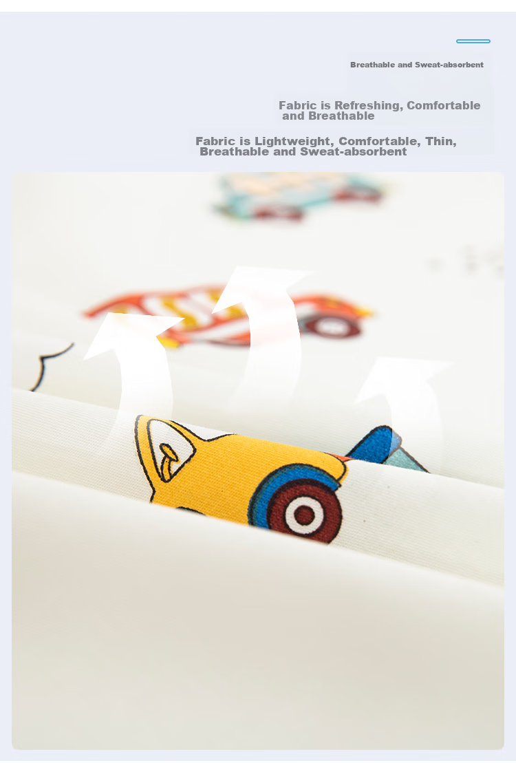 9I9 Baby Bed Sheet, Pure Cotton, Infant And Toddler Bed Sheet, Kindergarten School Opening, All Seasons, Class A, A312 6