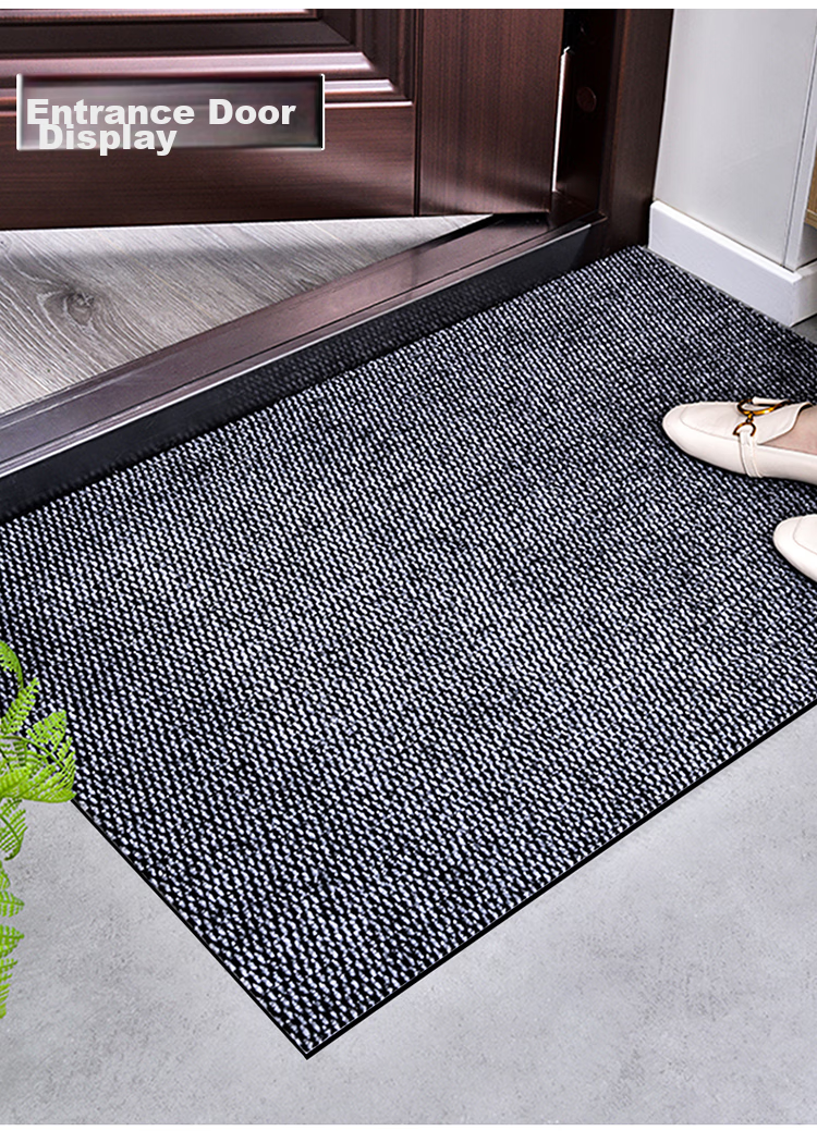 Huaxu Home Floor Mat, Doormat, Entrance Mat, Dirt Scraper, Dust Remover, Wear-Resistant, Non-Slip, Brown, 60*90cm 19