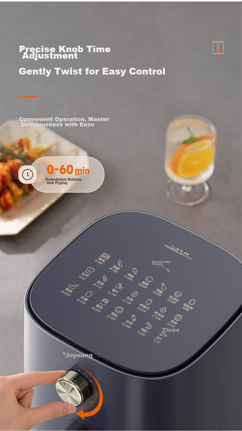 Joyoung Smart Multi-Functional 5L Non-Stick Air Fryer with No Oil, Easy to Clean, 1500W Electric Fryer for Home Use 11