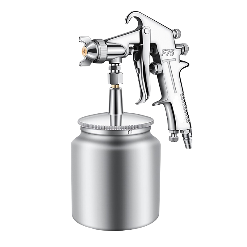 WORKERBEE Paint Metal Spray Gun Sprayer Coating Atomizing Spray Tool Pneumatic Paint Sprayer F-75S Siphon Type