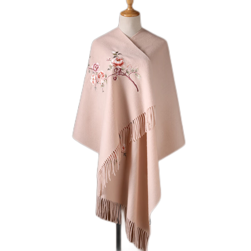 Hangsifu Pure Wool Scarf, Large Size Wrap Shawl, Practical Birthday Gift for Elders And Mothers, Mid-Autumn Festival Gift Box Set