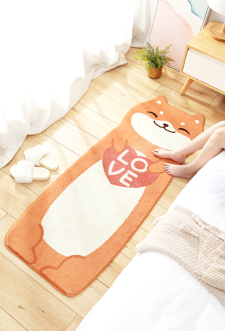 Dajiang Bedroom Bedside Rug, Master Bedroom High-End Feel End-Of Carpet, Long Strip Bed Rug, 60x180cm 7