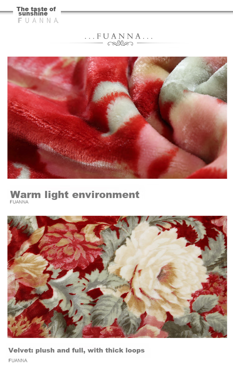 FUANNA Home Textile Blanket, Flannel Throw, Nap Blanket, Air Conditioning Blanket, All-Season Throw, Zuoyan Huakai 1.8*2m 11