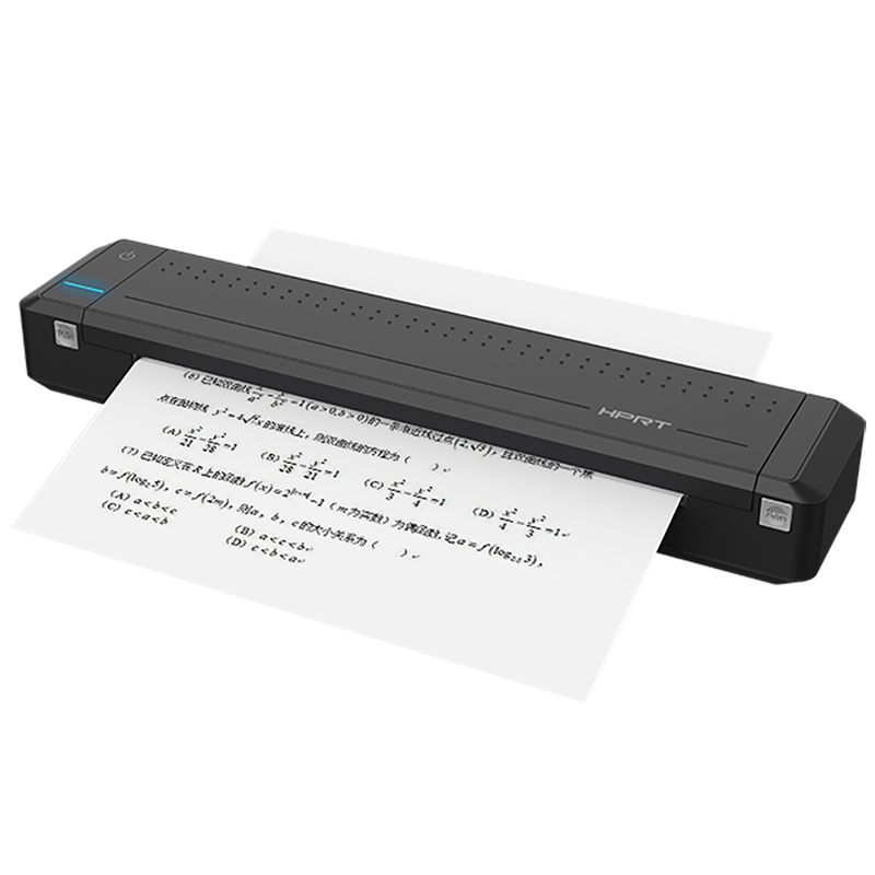 HPRT A4 Portable Printer High-Definition Wireless Bluetooth Mobile Office Lightweight Portable Home Student Error Correction Exam Paper Organizer MT800 Package Two