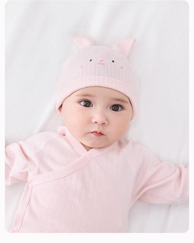 Niduoxiong Baby Hat, Newborn Fontanelle Cap, Summer Mesh Breathable Infant Hat, Newborn Cap, Newborn Baby Hat 14
