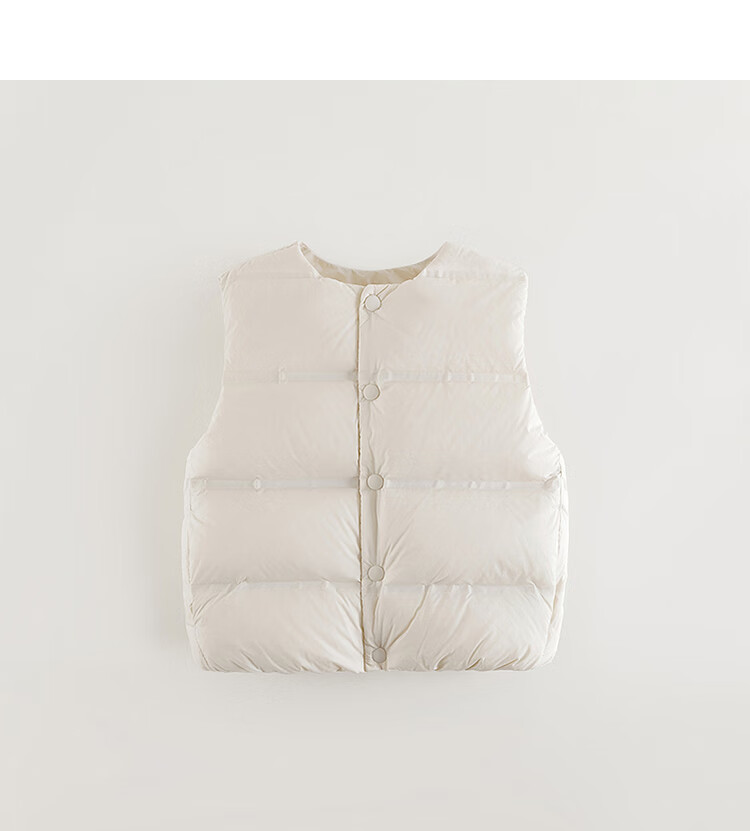 MARC&JANIE [School Uniform Essential] Unisex Kids Outdoor Three-Proof Ultra-Light Seamless Down Vest Winter 241825 11