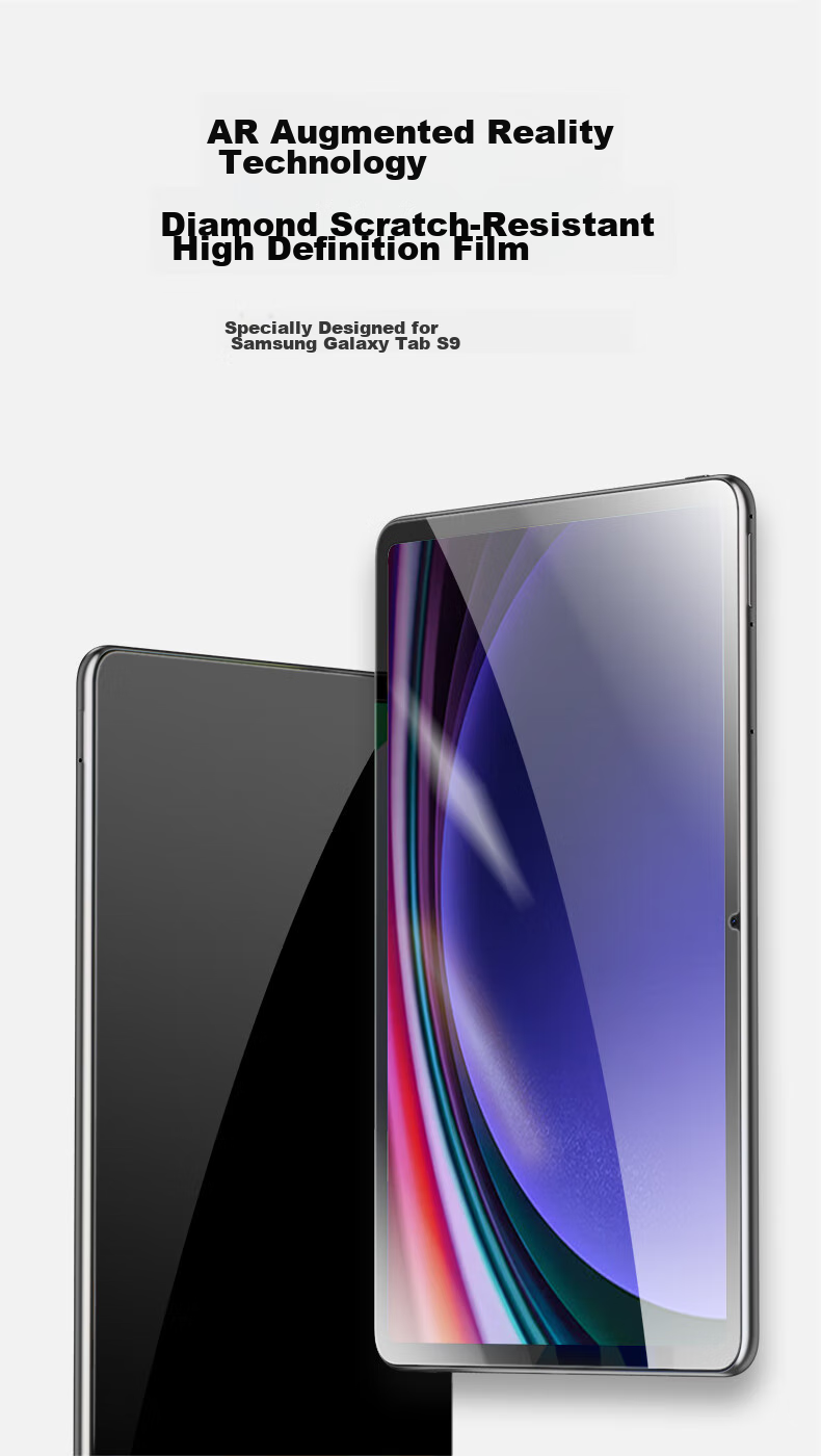 CangHua Tempered Glass Screen Protector for Samsung Tablets Tab S7/S8/S9/A9+/S10Lite/S11, 11-Inch Full Screen HD Anti-Drop Protective Film for Samsung Tablet Computer 2