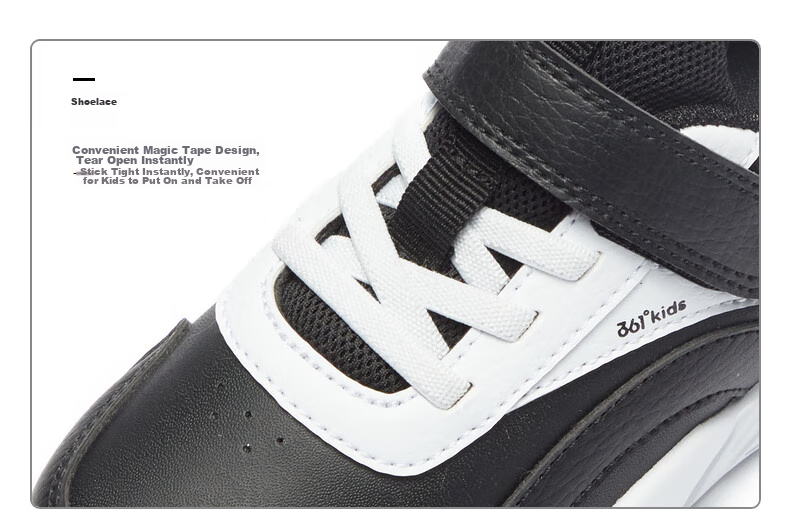 361° Running Shoes Sports Shoes Autumn And Winter Boys And Girls (3-12 Years Old) Leather Upper Windproof Running Shoes Rose Pink Color Size 35 35