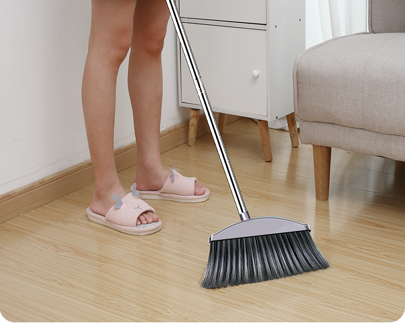 Lilin Windproof Broom with Comb-Shaped Dustpan, Sweeping Set for Home Use, 2-Piece Combinatio 7