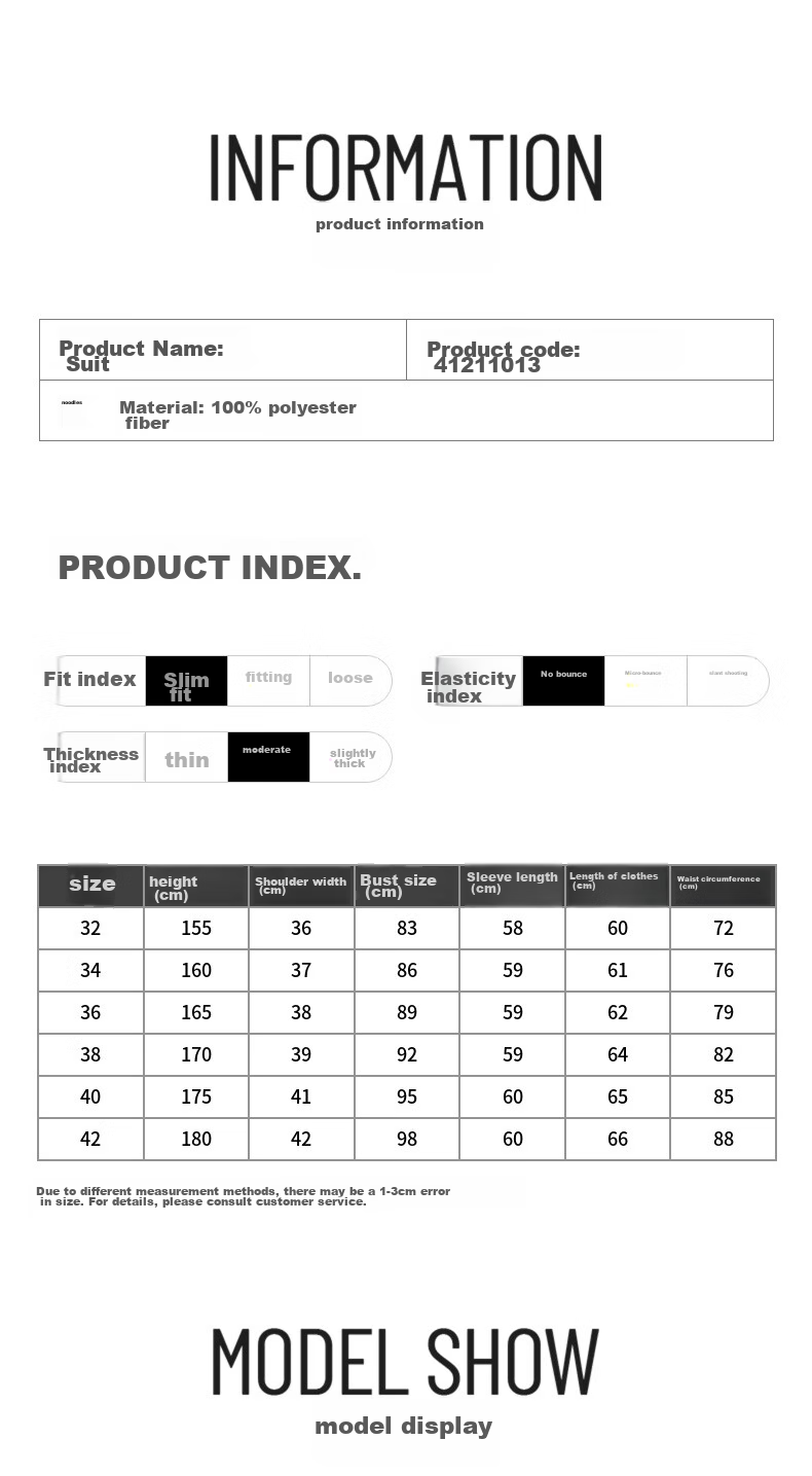 G2000 [Machine Washable/WRinkle-Resistant] Women's Clothing, Same Style As in Department Stores, Autumn And Winter Business Commute Slim-Fit Formal Suit Jacket 5