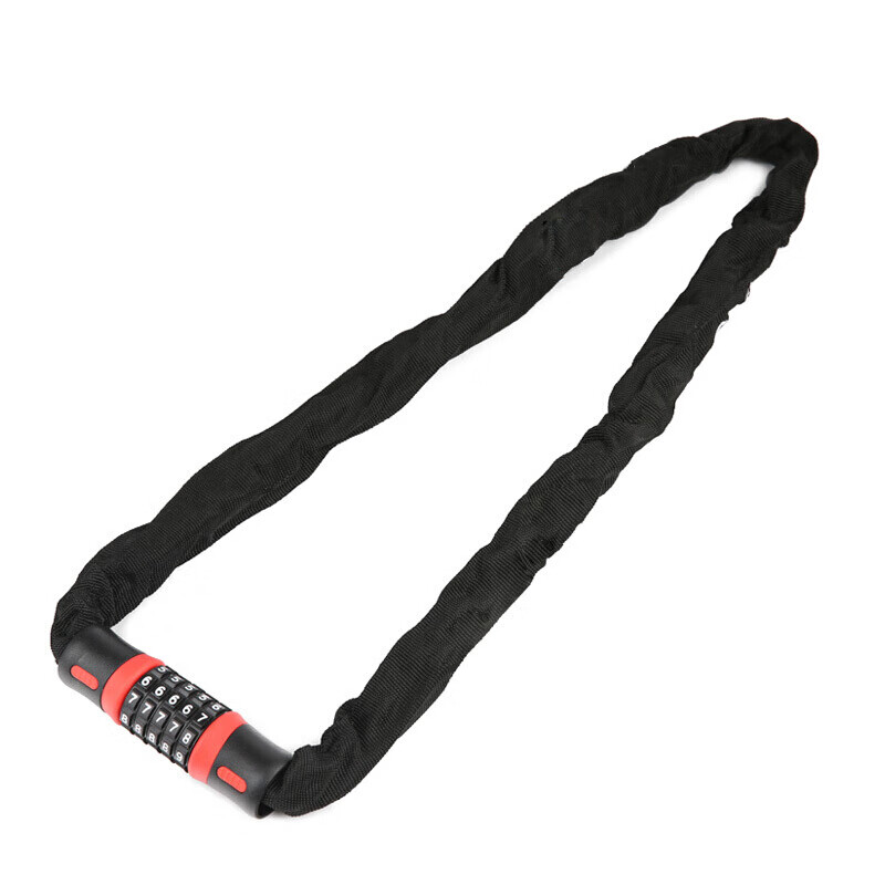 HOTUN Password Chain Lock Bicycle Lock Mountain Bike Lock Electric Bike Lock Glass Door Lock Anti-Theft Chain Lock 0.6 Meters