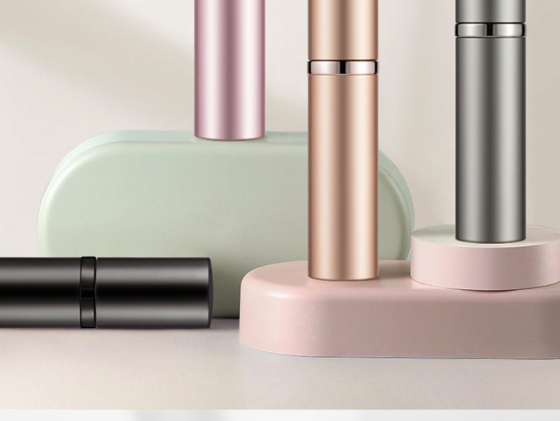 Siwangongli Perfume Refillable Bottle, Bottom Filled with High-End Travel Portable Mini Perfume Spray Bottle, Empty Bottle SW7369 Cherry Blossom Pink 3