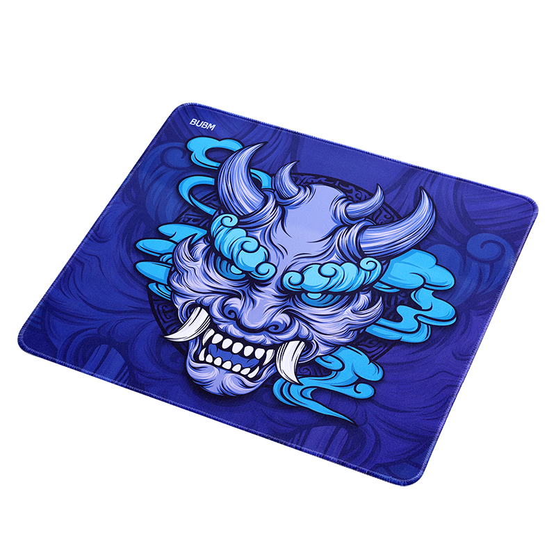 BUBM Gaming Mouse Pad, Extra Thick Fine Surface Mouse Pad, Suitable for LOL And PUBG Games, Square E-Sports Mouse Pad, Thickened Smooth Mouse Pad, Tiger Symbol Buba 450*400*4mm