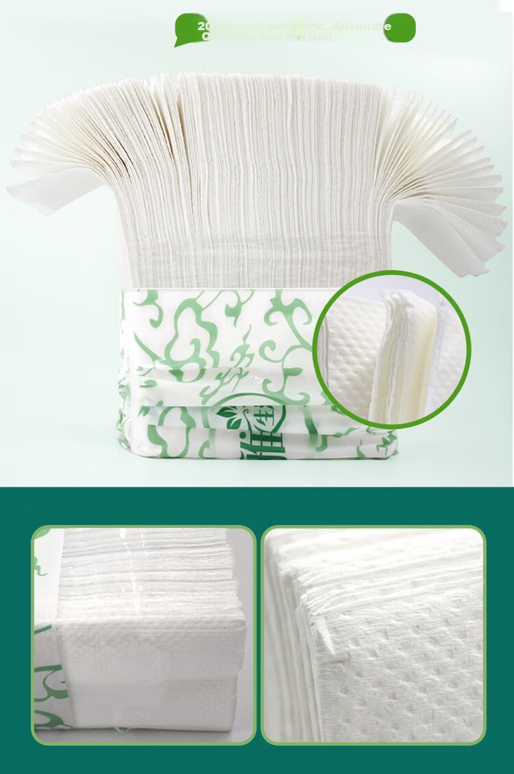 Hygienix Commercial Hand Towels, Elegant Design, 200 Sheets * 20 Packs, Tri-Fold Large Size, 36 GSM Absorbent Hand Towels, Toilet Paper 5