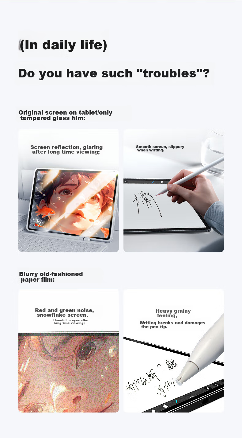 TORRAS [Paper-Like Film] Protective Screen for IPad Pro 2025/2024, 11-Inch M5 Chip Apple Tablet, Magnetic Detachable, 11-Inch Gaming, Handwriting And Drawing 4
