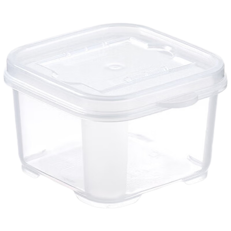 Baijie Food Sample Storage Containers for Kindergarten, School, Hotel, Fresh-Keeping Material Sampling Box, Single Compartment 300ml, Pack of 5