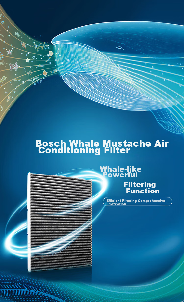 BOSCH Activated Carbon Air Conditioning Filter, Car Air Conditioning Cleaner, 5591, Compatible with Jeep Compass, Freedom, And Other Models 2