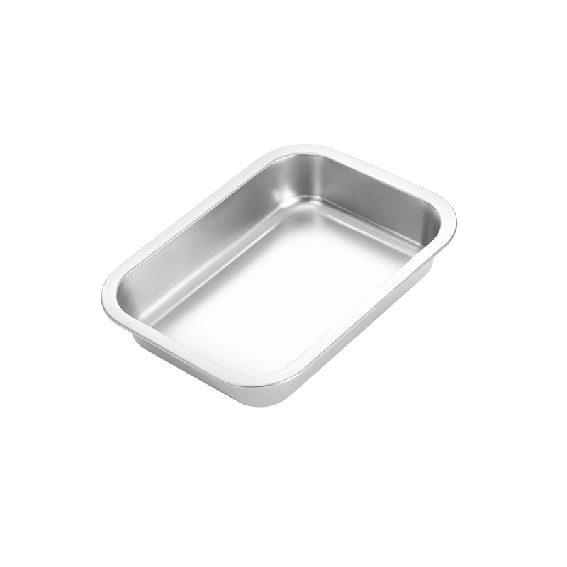 Golden Key Stainless Steel Flat Deep Rectangular Tray BBQ Plate Dish Dumpling Plate Fruit Plate GK-FP2720-50