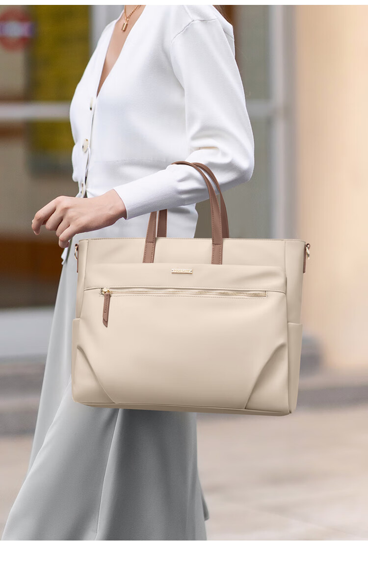 POLO Handbag, Women's Shoulder Bag, Ladies' 14-Inch Laptop Bag, Business Travel Office Bag, Gift for Girlfriend 16