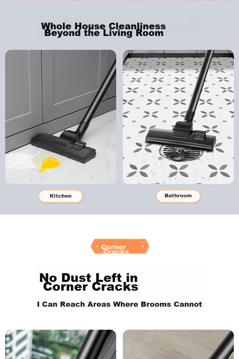 Haier Canister Vacuum Cleaner, Large Capacity, Wet And Dry Blowing, Multi-Functional, for New Home Cleaning, Powerful Suction, Automatic Cord Rewind, HZ-T615 Pro, Best Choice for New Home Cleaning 9