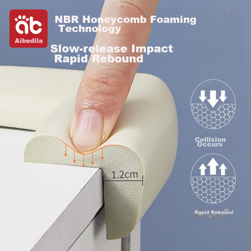 AIBEDILA Child Safety Corner Guards, Anti-Collision Edge Protectors, Fall Prevention Head Guards for Table Corners, Baby Anti-Bump Window And Coffee Table Corner Trim Edge Protectors