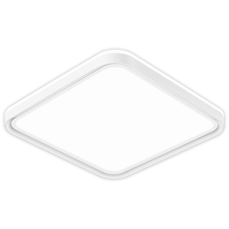 NVC LED Ceiling Light Ultra-thin Large Screen Full Spectrum Smart Quick-install Comfortable Square 48W for Living Room