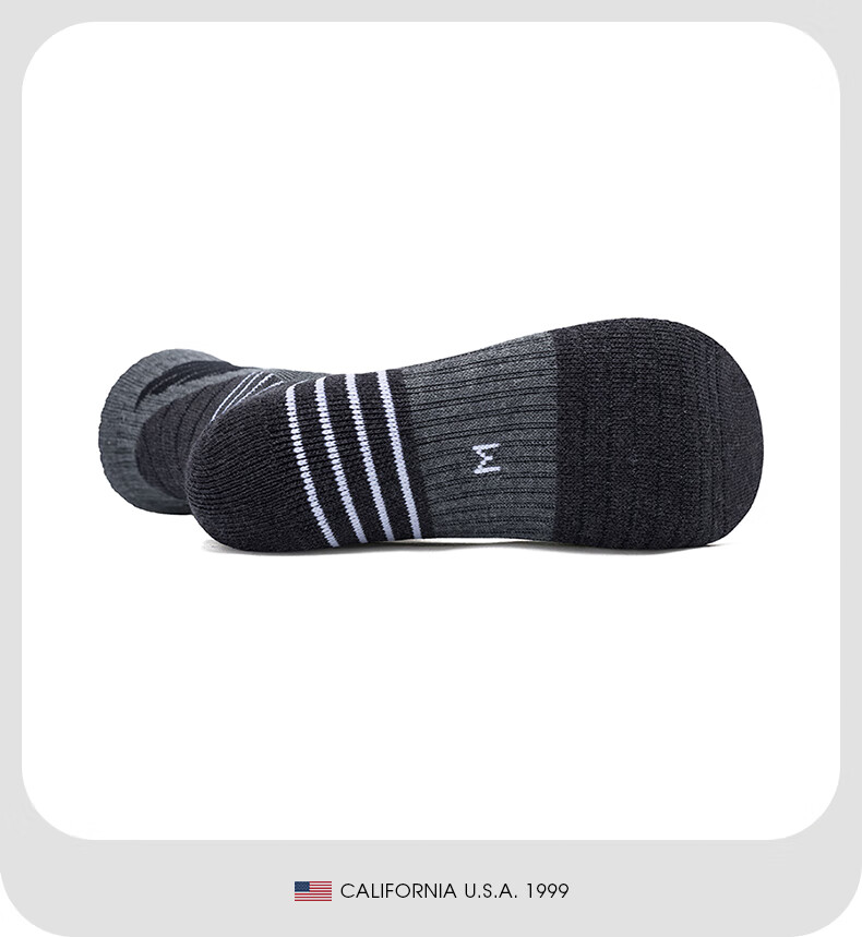 TFO 5th Generation Hiking Socks Breathable Sports Mountaineering Outdoor Running Socks C2202471 Men's Military Green M 6