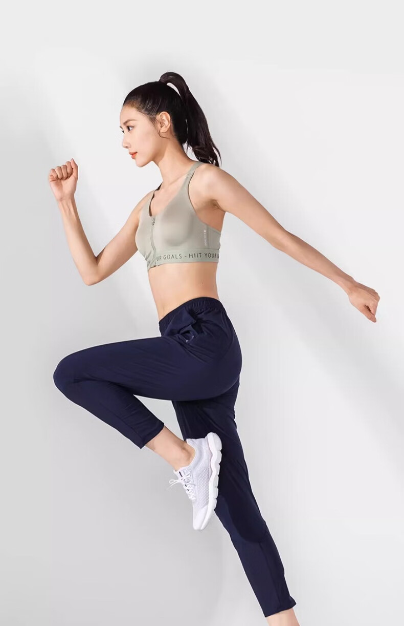 DECATHLON Women's Sports Pants, Quick-Drying, for Running, Training, Fitness, Hiking, Loose-Fitting, Casual, Straight-Leg Trousers, Summer Style, Model Number 5175182 6