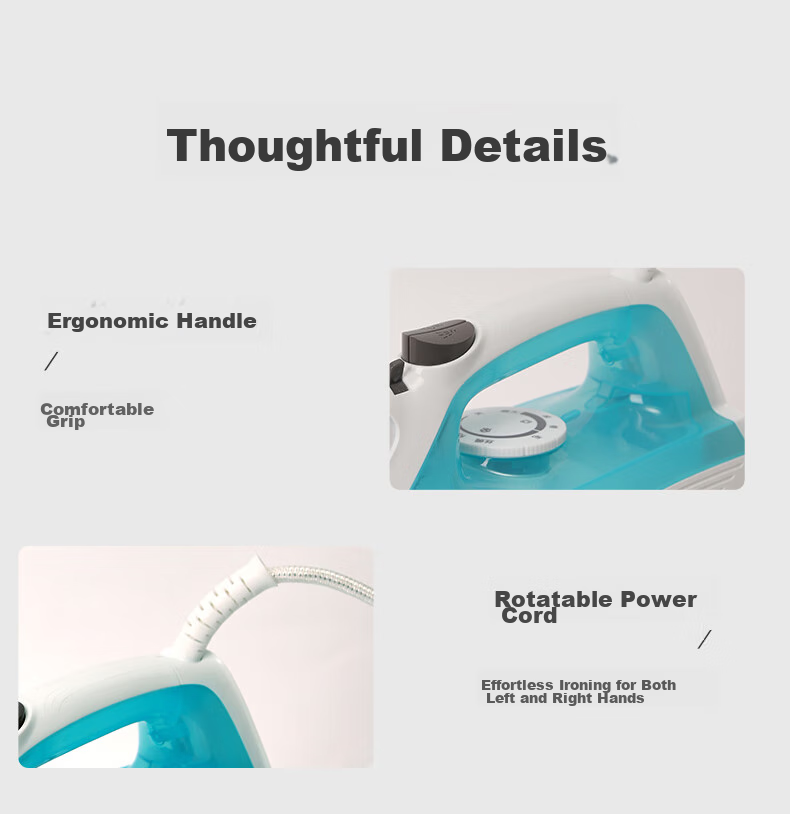 Haier [Low-Price Top Host 90% Off] Large Panel Electric Iron, 35g/min Explosive Steam, 210ml Transparent Water Tank, Home Garment Steamer 11