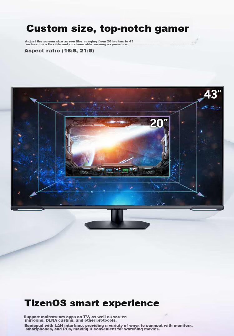 SAMSUNG 40-inch G75F 4K Ultrawide 180Hz HVA 1000R Curved HDR600 Ultra-thin Dragon Knight Gaming Monitor LS40FG756ECXXF 8