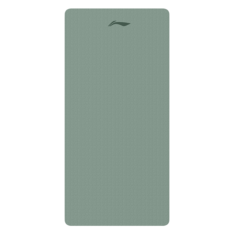 LI-NING TPE Yoga Mat Thickened Wide Non-Slip Professional Fitness Exercise Mat Green