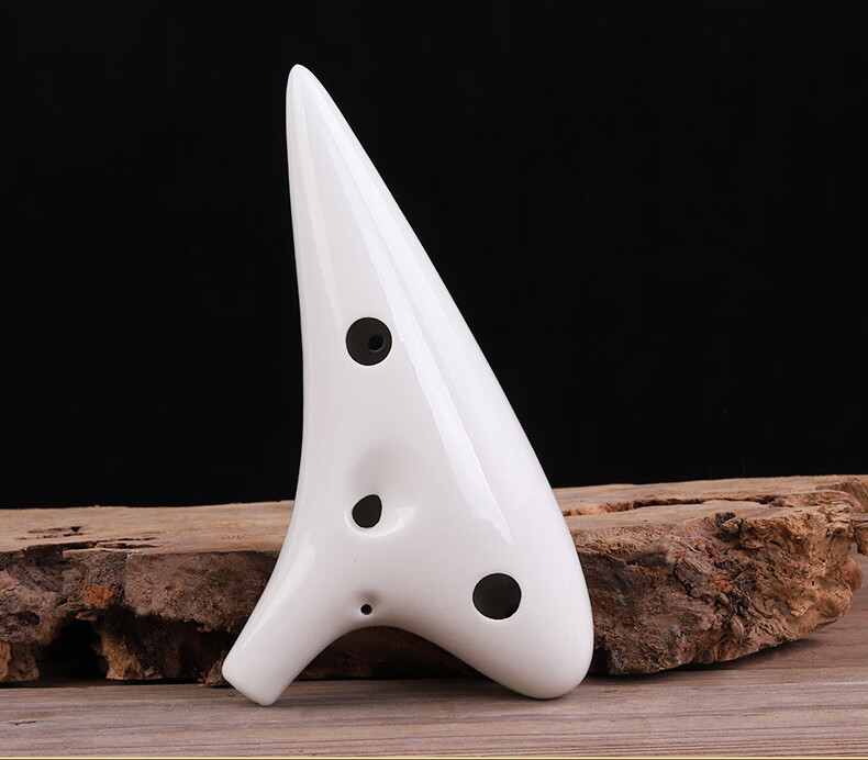 Acacia Bird 12-Hole AC Resin Ocarina Durable Student Performance Ocarina Yellow 15