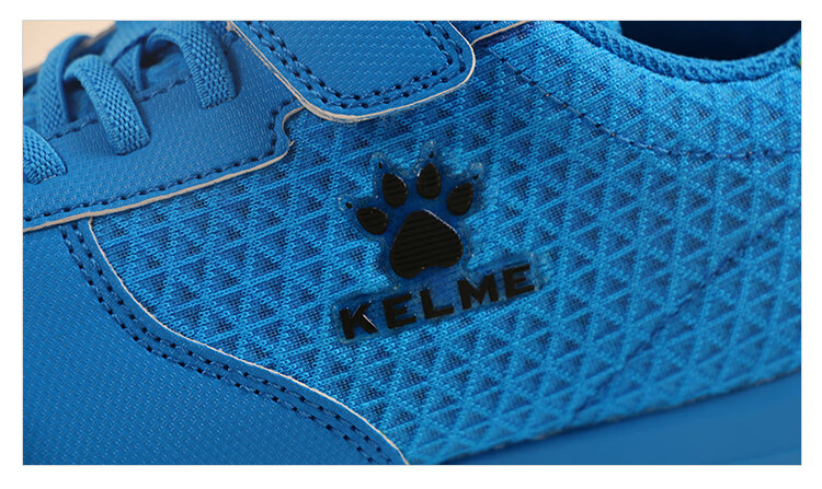 KELME Youth Soccer Shoes, Breathable Mesh, Velcro Strapless, TF Turf Studs, Student Football Boots, Orange/yellow, Size 32 24