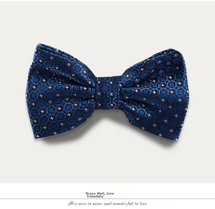 GLO-STORY Men's Bow Tie, Wedding Groom Groomsman Banquet Party Formal Wear Business Gentleman Double-Layer Bow Tie MLD824069 14