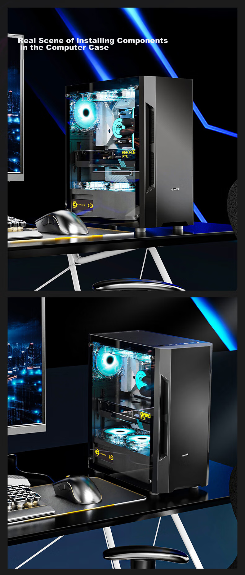 Great Wall Ice Frost X3W White Computer Case (MATX/360mm Water Cooling Support/ Magnetic Flip Door/Mesh Metal Panel/U3/9 Fan Positions/Five-Slot PCI/Compatible with 5080) 14