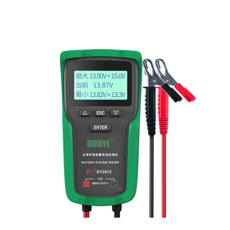Duoyi Car Battery Tester 12V/24V Battery Test Meter Internal Resistance Tester DY-2015