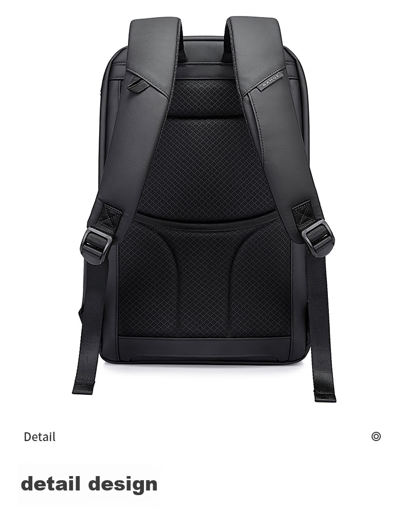 Bange Backpack for Men, Business Laptop Bag with Large Capacity, College Student Backpack for Travel, 16-Inch Laptop Bag 17