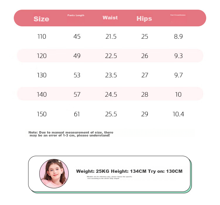 Nanjiren Children's Pants, Big Kids' Leggings, Girls' Capri Pants, Summer Versatile Casual Pants, White, Size 110 9