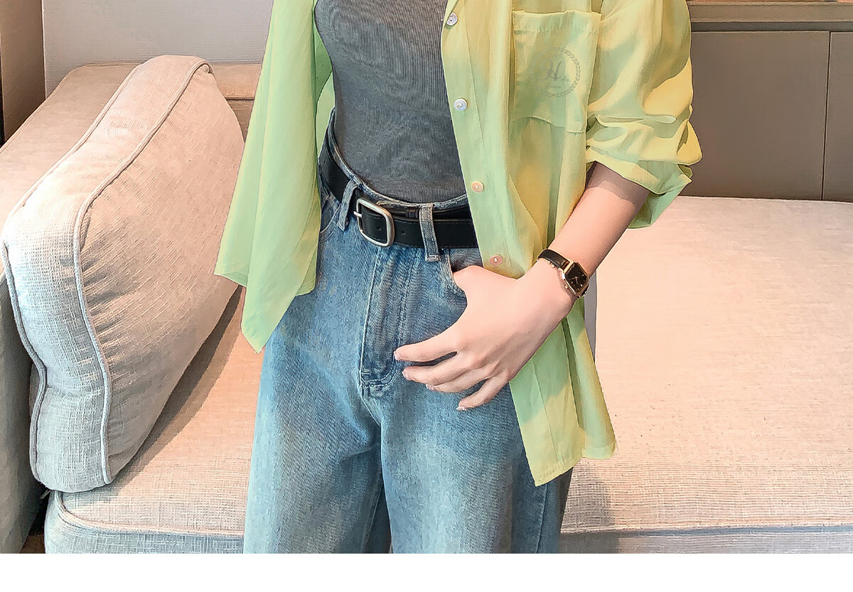 Halo Queen Long Sleeve Shirt Women Spring Autumn Mint Mambo Loose Premium Thin Jacket H13QC2955 15