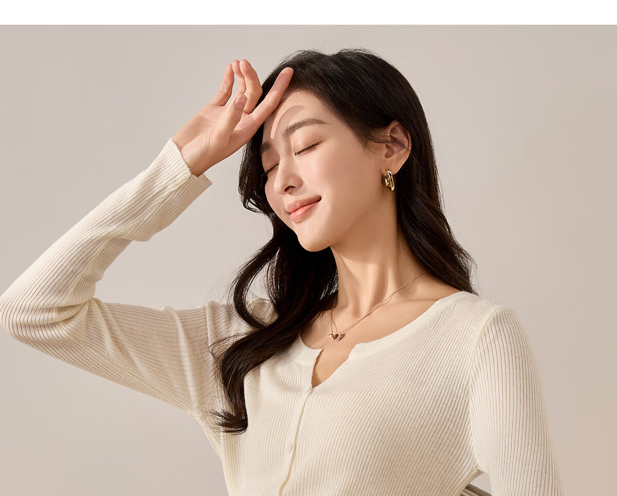 Chushen Women's Basic Versatile Solid Color Lightweight Knit Cardigan Sweater for Layering Or Outer Wear S13QZ1235 28