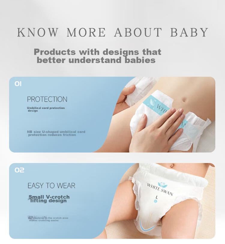 BBG Swan Series Pull-Up Diapers, Size 3XL, 42 Pieces (For Ages 17kg And Above), Velvet-Like Soft And Thin Growth Pants 14