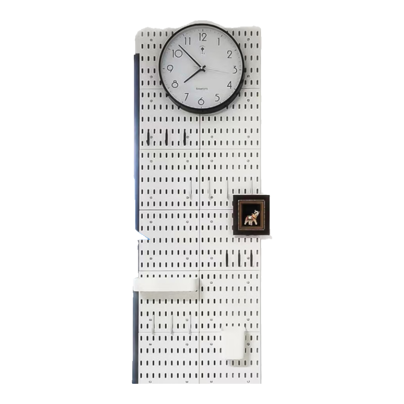 Banzheni Pegboard, No Drilling Required, Entryway Storage Table, Desktop Book And Clothes Rack, Wall-Mounted Kitchen Hooks, Storage Cabinet Accessories, Customized Set