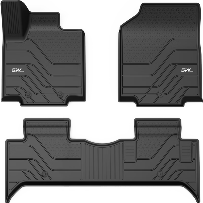 3W Suitable for NIO ES6 Dedicated TPE Car Floor Mats, EC6 New Energy Exclusive Model + Carpet Surface, 2023-2026 Models