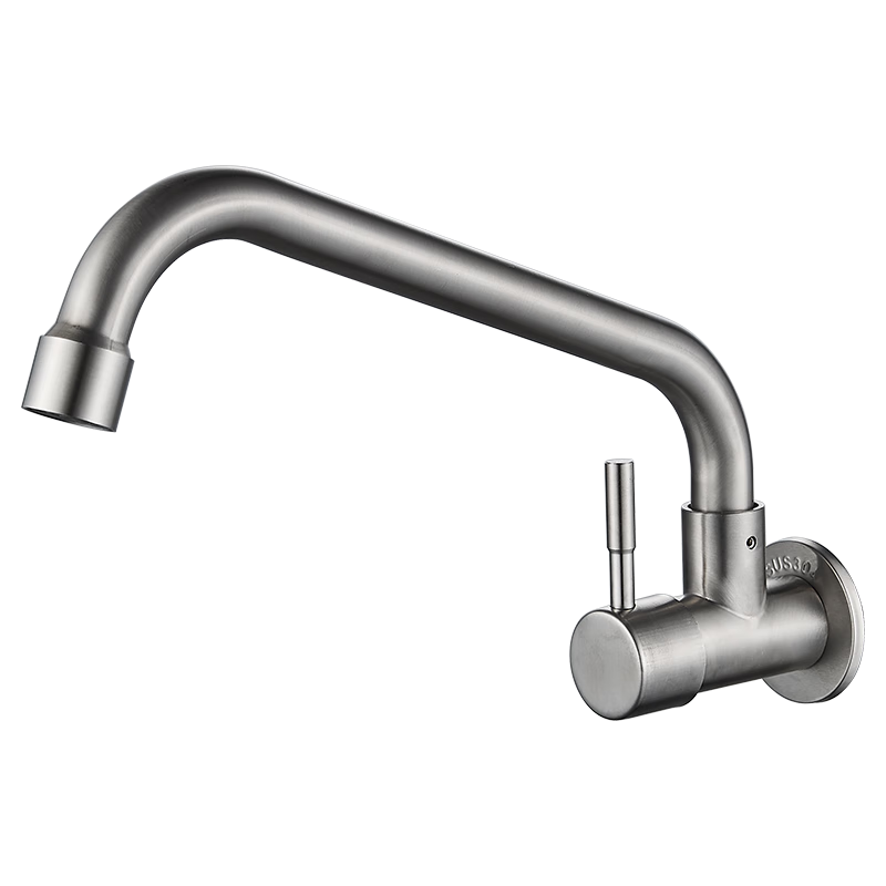 KEGOO In-wall Rotatable Single Cold Kitchen Faucet for Bathroom Balcony Laundry Sink and Vegetable Basin K220803