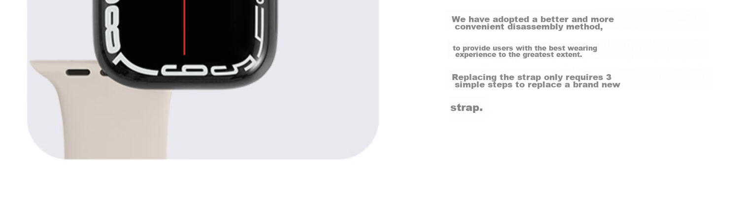 WITGOER Silicone Watch Band Compatible with Apple Watch Series 11/10/9/8/7, Sports IWatch 6/SE/Ultra2 for Men And Wome 18