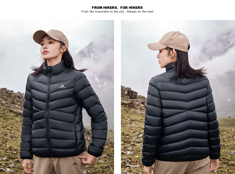 Pioneer Camp Zhuque Women's Three-In Goose down Jacket, Autumn And Winter Waterproof And Stain-Resistant Women's Jacket, Lightweight Down Coat 18